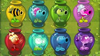 Cosmic PEA & Other Pea in Vasebreaker Vs All Zombies - Pvz 2 Challenge