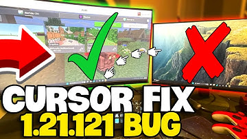 Fix Mouse Cursor Leaving Window – Minecraft Bedrock 1.21