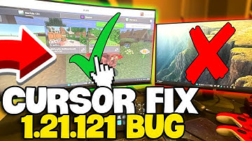 Fix Mouse Cursor Leaving Window – Minecraft Bedrock 1.21
