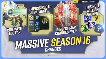 EVERY NEW CHANGE to League of Legends in SEASON 16