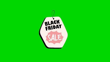 🔥 Black friday green screen animation | 🛒 Black friday sale text green screen