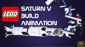 Watch this Lego Saturn V Space Rocket Build.