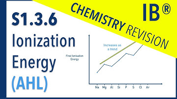 IB Chemie S1.3.6 – Eerste ionisatie-energie en spectrale interpretatie | Herhaling #ibchemie
