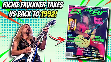 ‼️We Revisit 1992 Guitar Magazine with Richie Faulkner of JUDAS PRIEST! 🤯🎸 | Randy Rhoads | EVH