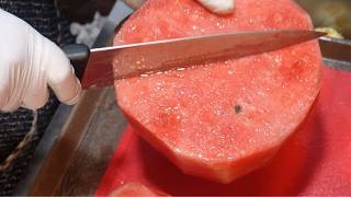 Fruit juice master's Fruit Cutting Skill - Korean street food  #streetfood #foodie #fruitcutting