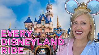 EVERY Disney Ride In ONE DAY: Disneyland | Ride & Rank Challenge | 35 Rides -- Hardest Single Park