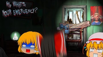 【ゆっくり実況】実際にあった虐待している両親がドアを壊す前に警察へ通報するゲーム【ホラーゲーム】