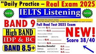 IELTS LISTENING PRACTICE TEST 2025 WITH ANSWERS | 11.07.2025