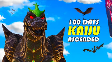 I Spent 100 Days in ARK Kaiju Remastered... Can I Tame Them All?