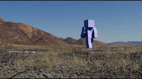 My First Ever Minecraft Blender Animation