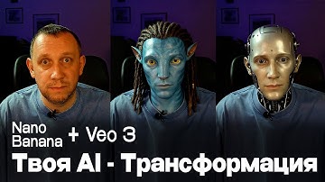 AI-Трансформация СЕБЯ | НОВЫЙ СПОСОБ| Nano Banana + Veo 3