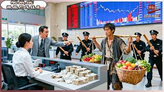 Beggar King Enters Bank with Vegetables, Mocked and Expelled—In 1s the Bank Collapses!