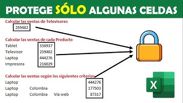 Cómo PROTEGER Sólo Algunas Celdas y OCULTAR tus Fórmulas en Excel