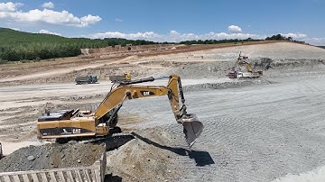 Building Mega Highway: 4K Drone Footage Of ERGON Heavy Equipment In Action - Sotiriadis/Labrianidis