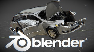 How to simulate a car crash in blender