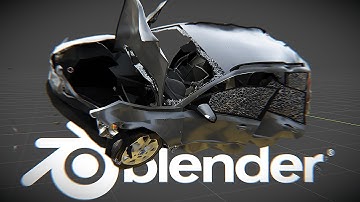 How to simulate a car crash in blender