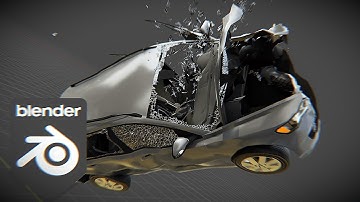 How to simulate a car crash in blender
