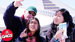 Pranking Dumb Tourists ✈️ | Just For Laughs Gags