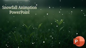 How to Create Realistic Snowfall Effect in PowerPoint | Animation Tutorial