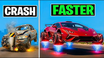 everytime i CRASH my CAR gets FASTER... GTA 5