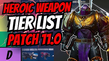 EVERY Single Heroic Weapon in Space Marine RANKED(Tier List)