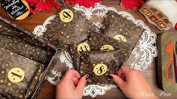 ASMR | Small Advent Calendar from CoraCreaCrafts Unboxing (SPOILER Alert!) & Beautiful Collage