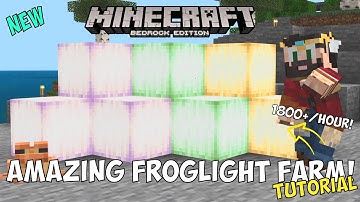GEWELDIGE Froglight Farm Tutorial voor Minecraft Bedrock (1800/uur)