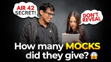 I Asked IIT JEE Toppers About Their Secret Mock Test Routine 😳