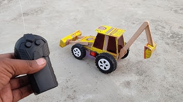 How to Make a Remote Control JCB | DIY RC JCB Toy Making Tutorial