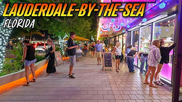 Lauderdale-by-the-Sea Florida | Beachside Restaurants & Lights