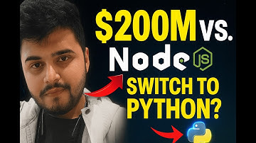 $200M to KILL 💀 NodeJS? Should I Switch to Python? | 2026 Roadmap