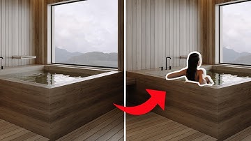 ЛЮДИ на рендерах при помощи ИИ