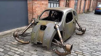 Man Builds Drifting Car From Old Racing Motorcycle | Start to Finish by @Viny B