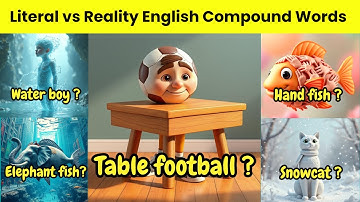 Best Literal vs Reality English Compound Words #english  #learnenglish  #vocabulary #shorts