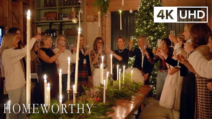 Cozy Barn Transforms Into a Christmas Winter Wonderland | At Home with Ruth McKeaney For Christmas