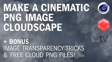 Maak een cinematografisch wolkenlandschap met PNG-afbeeldingen in C4D