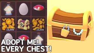 OPENING EVERY TREASURE CHEST In Adopt Me Summerfest!