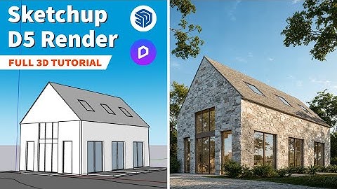Sketchup + D5 Render FULL 3D Tutorial | Beginner to Advanced Rendering Workflow