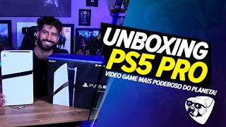 PS5 PRO UNBOXING LENDÁRIO Do VIDEO GAME Mais PODEROSO Do PLANETA! UNBOXING Para OTÁRIOS! KKKKKKK