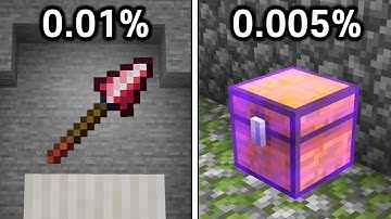 100 Rarest Things In Minecraft