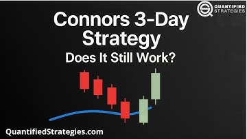 Larry Connors 3 Day High Low Strategy (Rules and Backtest)