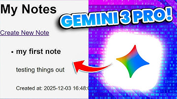 Google Gemini 3 Pro Builds an App with ONE PROMPT...