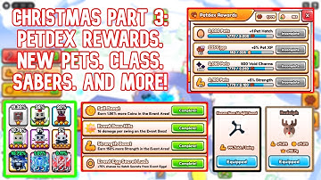 🎄Christmas Part 3 In Saber Simulator Is Here!🎄(Getting Everything!)