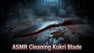 Satisfying ASMR Kukri Cleaning | Rust to Shine