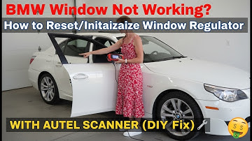 BMW Window Not Working? How to Reset/Initialize Window Regulator with Autel Scanner (DIY Fix)
