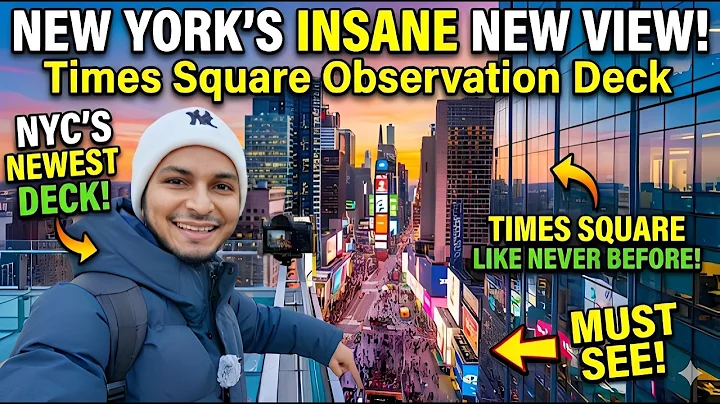 NYC's NEWEST Observation Deck in Times Square (Best View in NYC) : FIRST LOOK & REVIEW