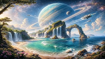 Hovering Through Universes — Dream Space Ambient Music & Cinematic Alien Landscapes | 4K