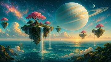 Hovering Through Universes — Dream Space Ambient Music & Cinematic Alien Landscapes | 4K