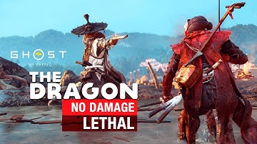 Ghost of Yotei - The dragon Boss fight (LETHAL Difficulty NO DAMAGE) Yotei Six