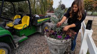 Planting the East Side Pots for the Last Time   a Couple Other Fun Things! 🍂🌿🌲 // Garden Answer